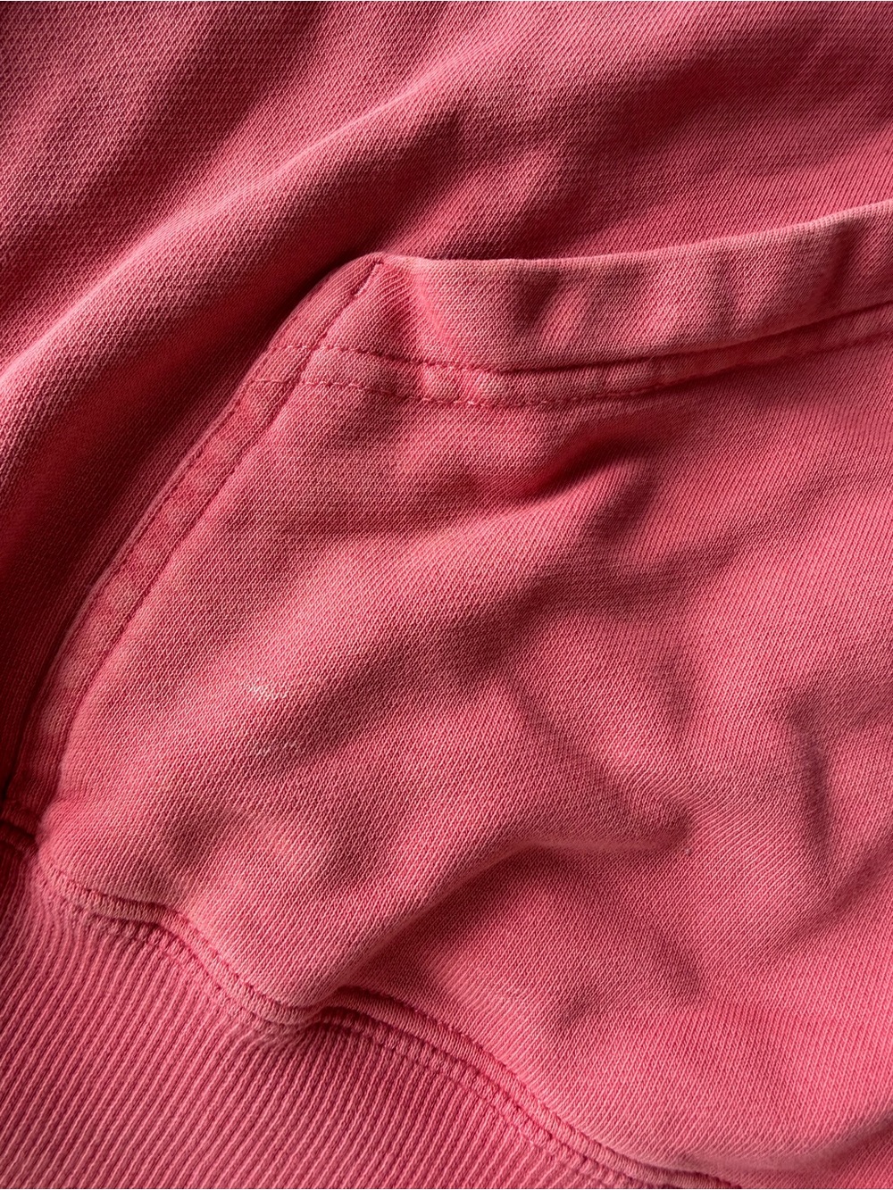 JoyLab XL cropped Coral Pink Zip-Up Hoodie SO HEAVY - Picture 4 of 7